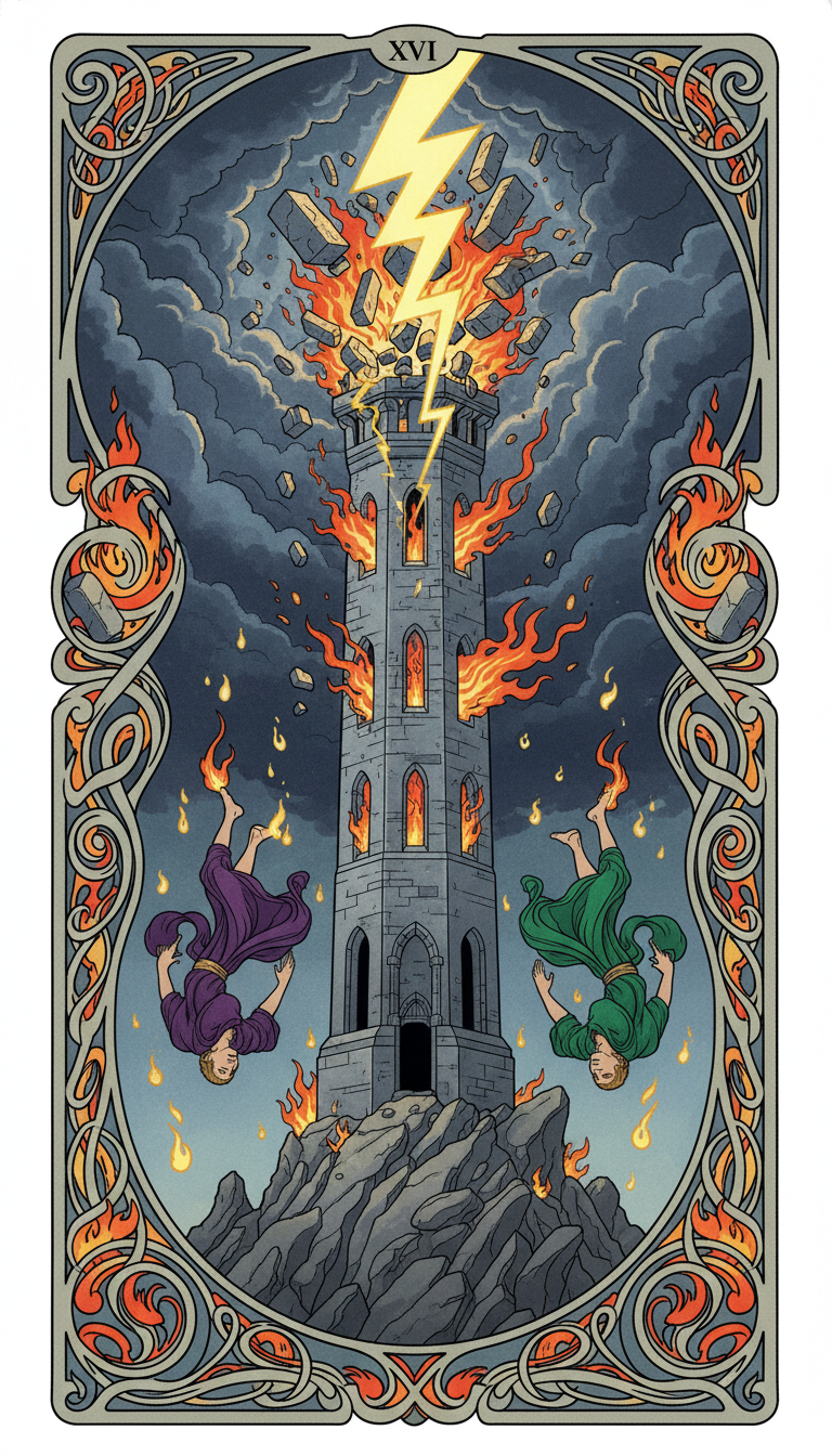 The Tower tarot card